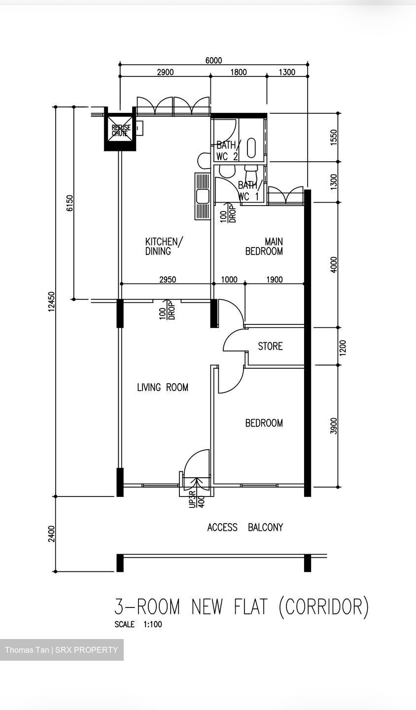 Blk 426 Garden Hill (Bedok), HDB 3 Rooms #593000851